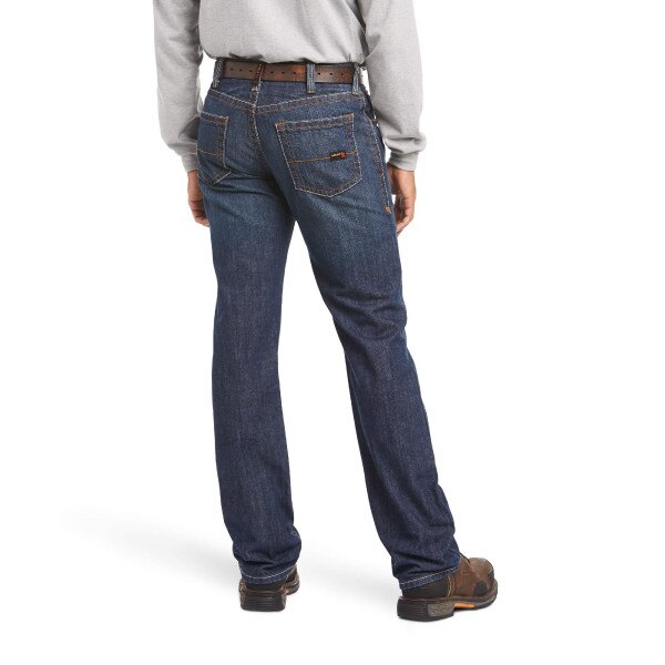 Ariat FR M5 Straight Basic Stackable Straight Leg Jean in Shale